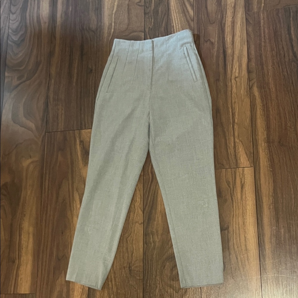 Gray High Waist Pants
